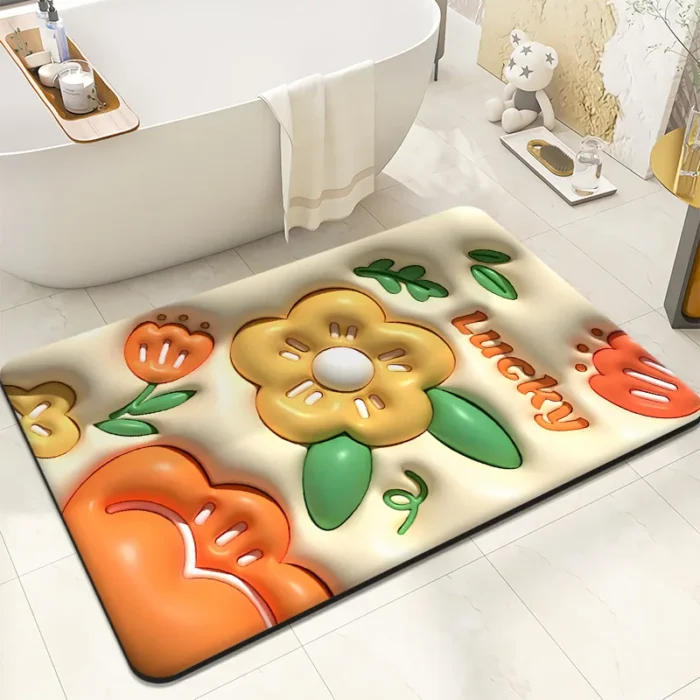 3D Bathroom Mat