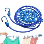 Cloth Drying Rope with Hooks