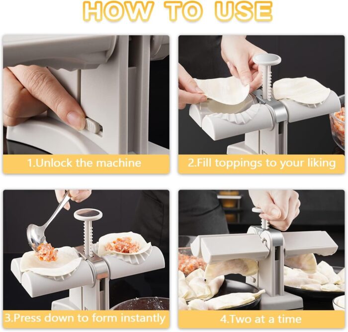 Double Automatic Dumpling Maker