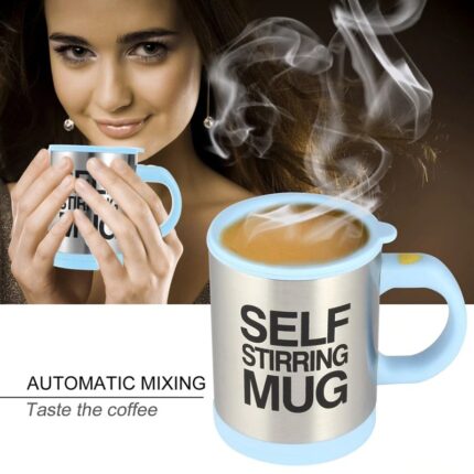 electric coffee stirring mug