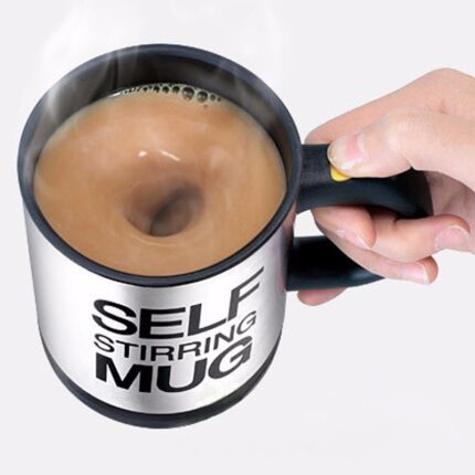 electric coffee stirring mug