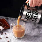 electric coffee stirring mug