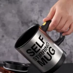 electric coffee stirring mug