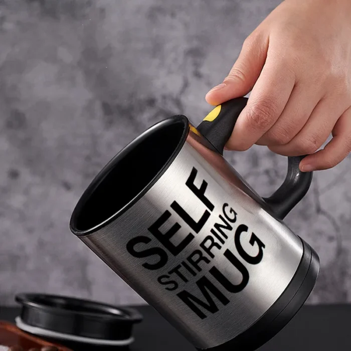 electric coffee stirring mug