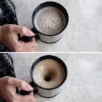 electric coffee stirring mug