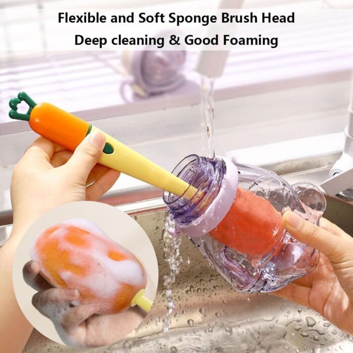 3 in 1 Bottle Cleaning Brush