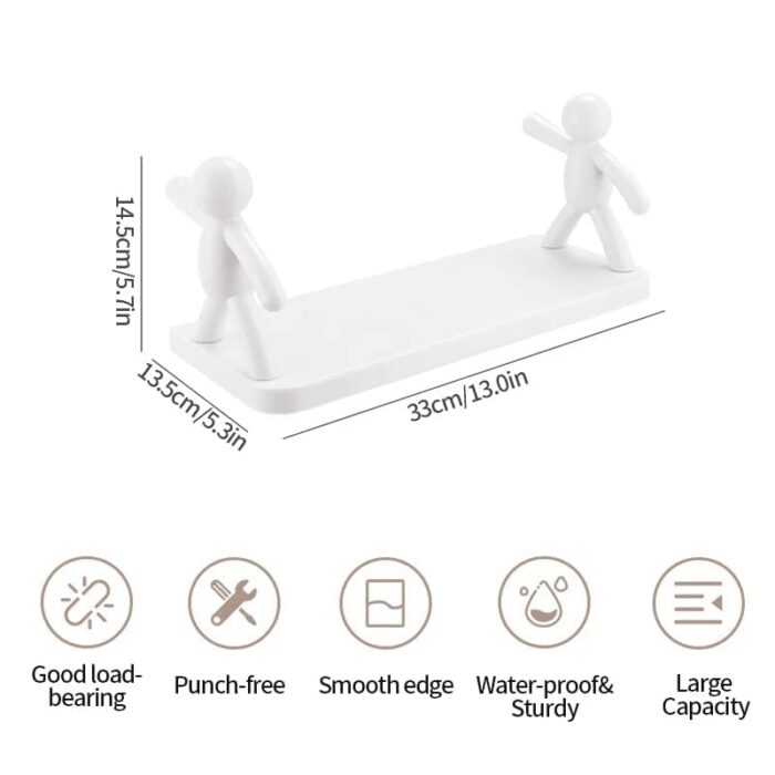 bathroom shelves