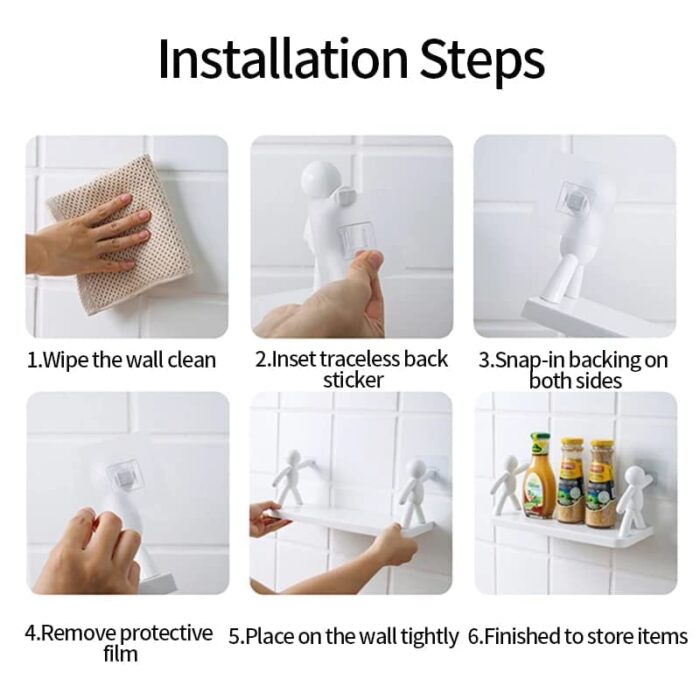 bathroom shelves