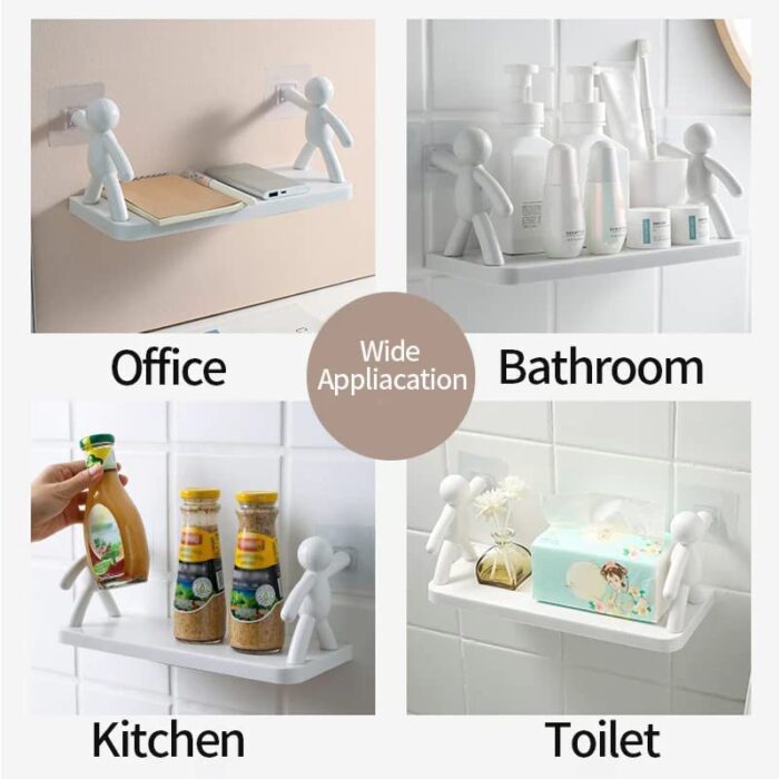 bathroom shelves
