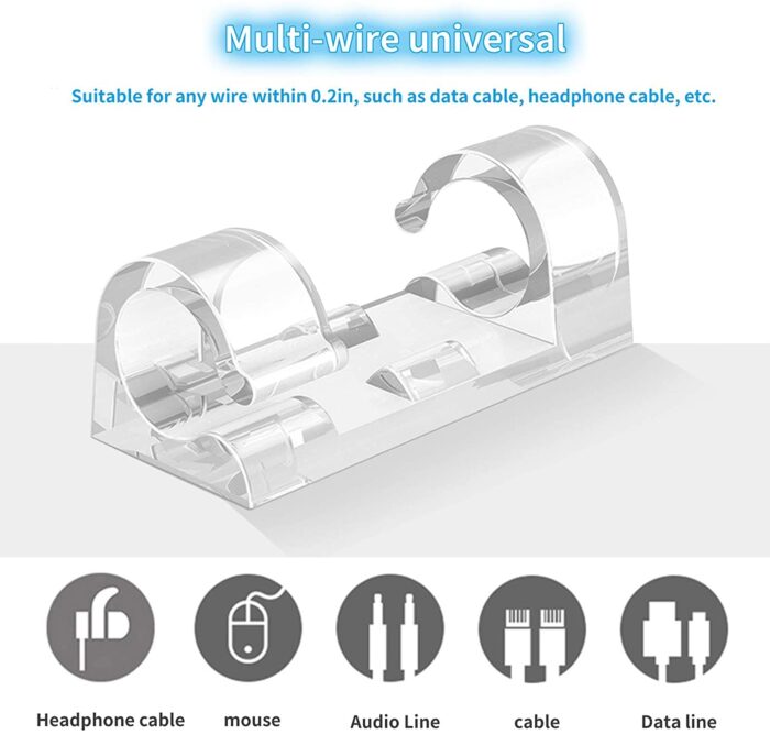 Transparent Wire Holder