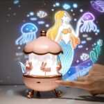 Rotating Cabin Projector Lamp