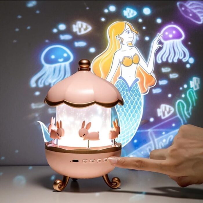 Rotating Cabin Projector Lamp